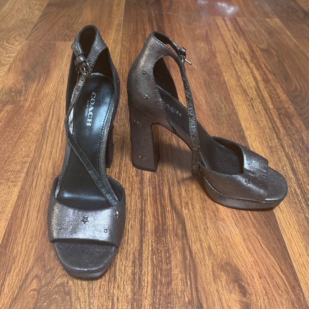Coach black heels - Picture 2 of 2